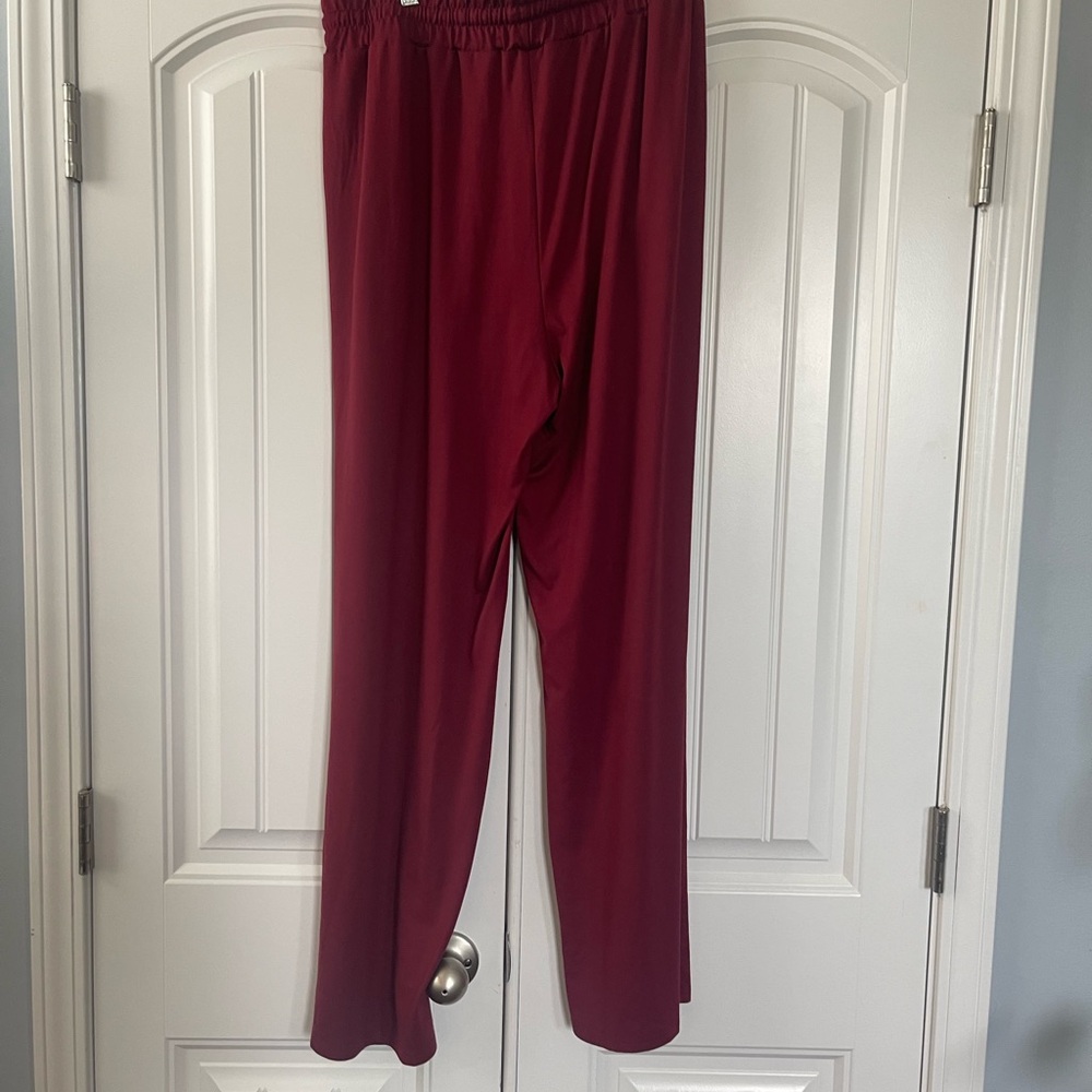 Red Lounge/Yoga Pants XL